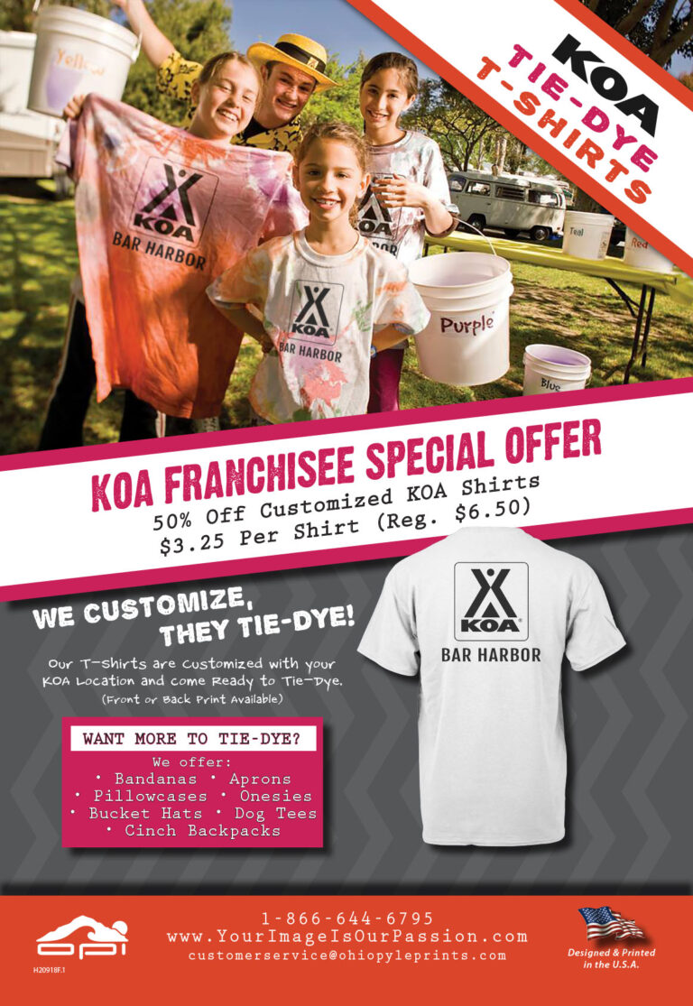 KOA Tie-Dye Flyer