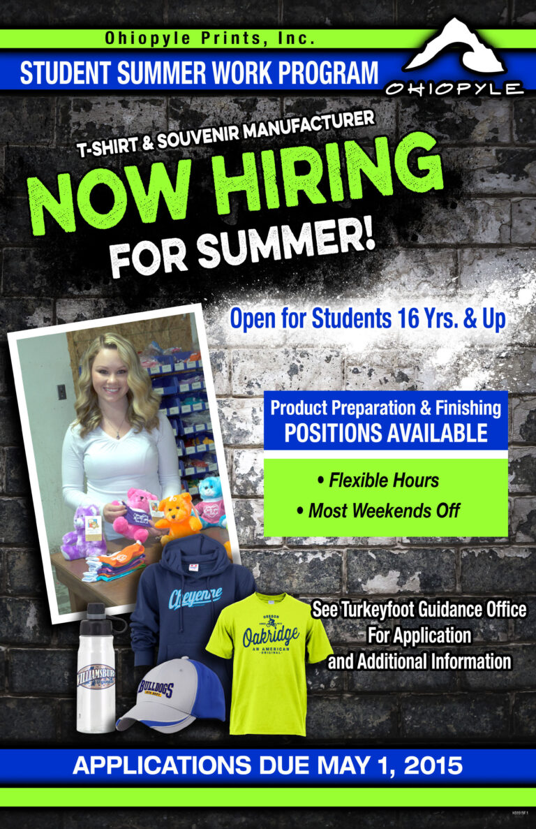 Student Summer Work Program Poster