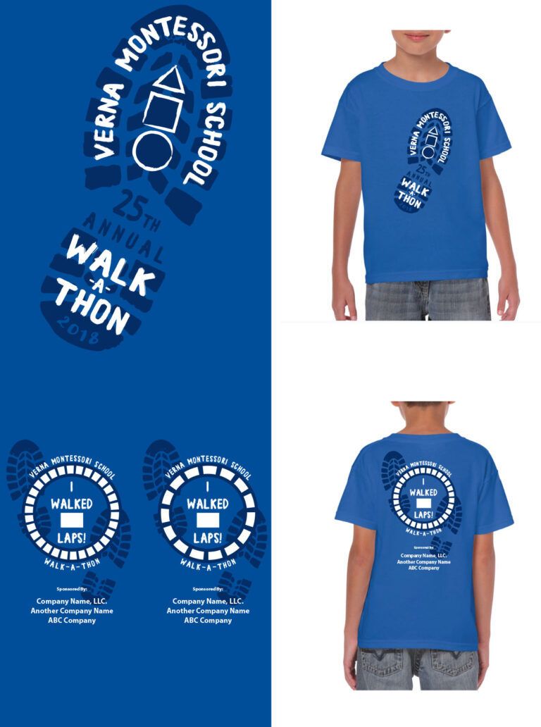 2018 Verna Montessori Walk-A-Thon Shirts